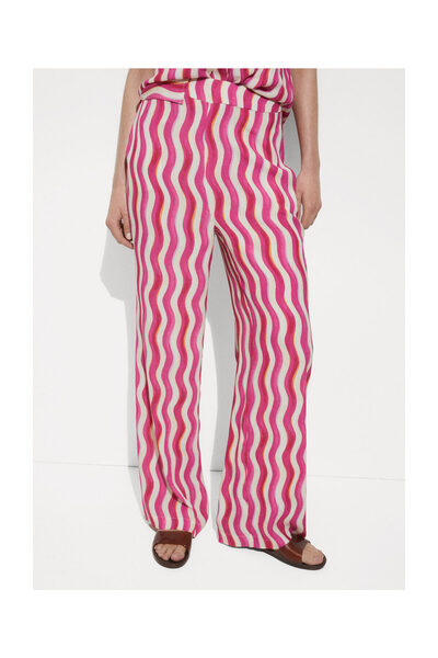 MANGO Woman Női és lányok felnőtt nadrágok