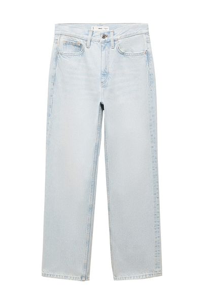 MANGO Woman Mid-rise straight jeans