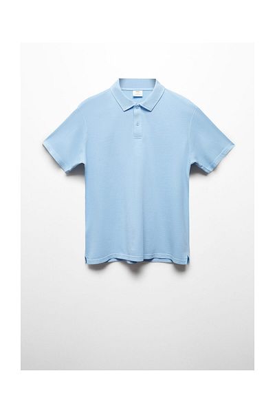 MANGO Man Pánske tričko Polo Neck pre dospelých