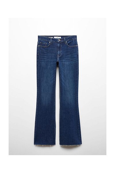 MANGO Woman Mittelhohe Schlagjeans