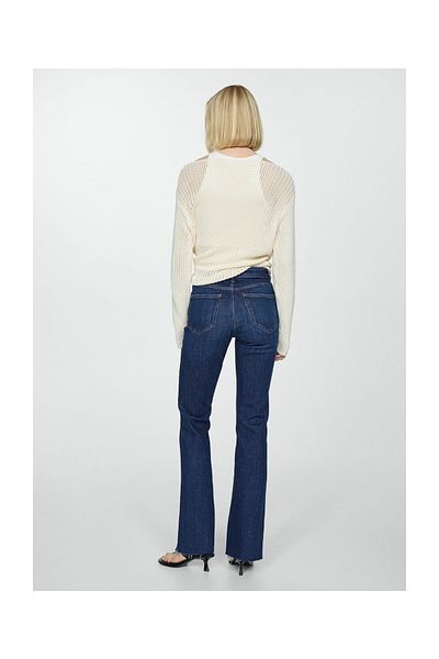MANGO Woman Mittelhohe Schlagjeans