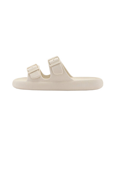 MANGO Woman Pánské přírodní pantofle 67086000