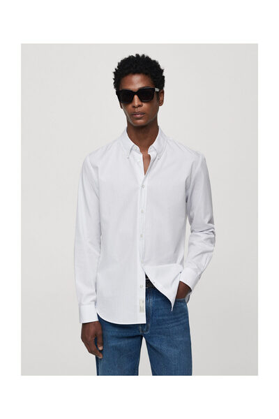 MANGO Man Herren-Erwachsenen-Shirt