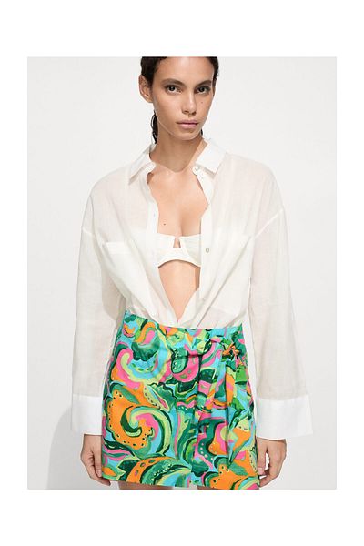 MANGO Women and Girls Adult Skirt