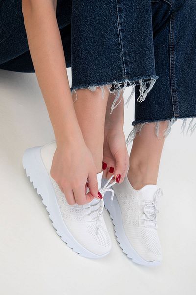SOHO Women's White Sneakers 19118