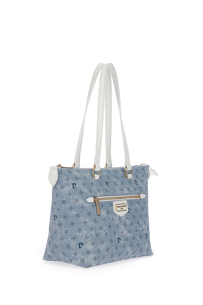 Pierre Cardin Geantă de umăr pentru femei Blue Monogram 05PO25Y2045