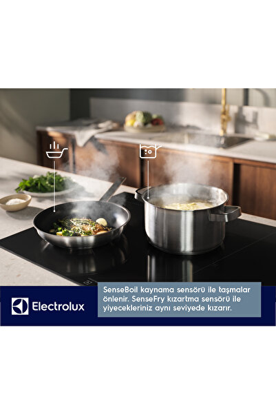 Electrolux EIS67453 SenseBoil SenseFry 60 cm İndüksiyonlu Ankastre Ocak