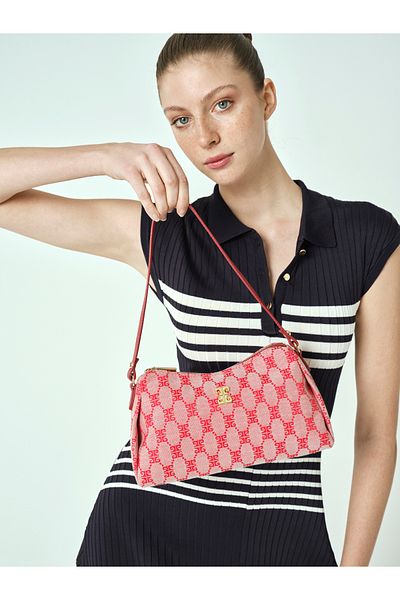 Pierre Cardin Red Women's Shoulder Bag 05Po25Y2036