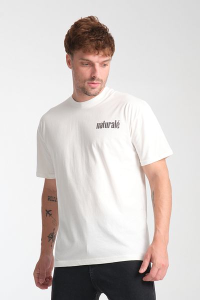 Trendyol Collection Λευκό μπλουζάκι με φουσκωτό στάμπα 100% βαμβάκι TMNSS25TS00200