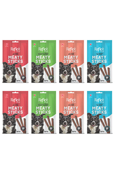 Reflex Meaty Sticks Karışık Köpek Ödül Çubuğu 4 Çeşit 8'li Paket