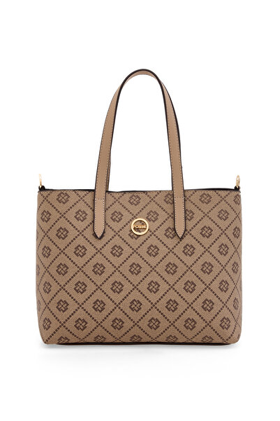 Fossil Γυναικεία τσάντα χειρός και χιαστί ώμου Tram Mink 05FO25Y5057