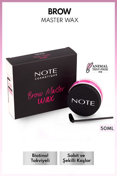NOTE شمع تثبيت وتشكيل الحواجب من Brow Master عديم اللون