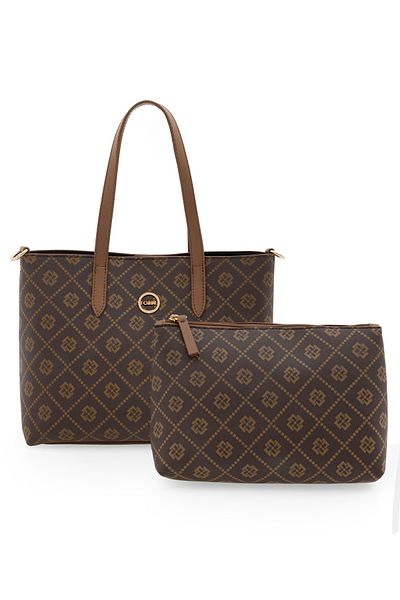 Fossil Brown Women's Hand and Cross Shoulder Bag 05Fo25Y5057