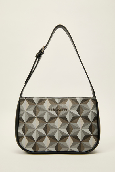 Ted Baker Τσάντα ώμου Μονόγραμμα Ομπλική