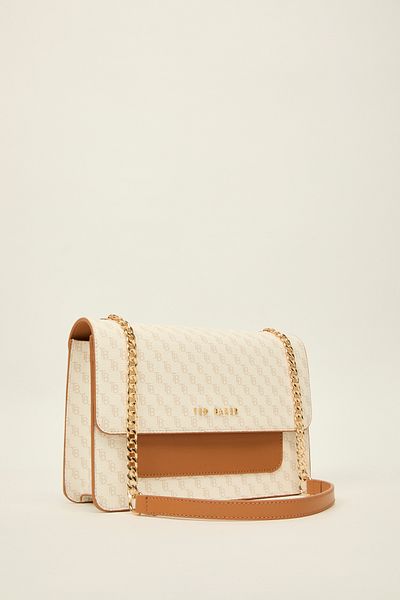 Ted Baker Oblique Monogram Cover Shoulder Bag