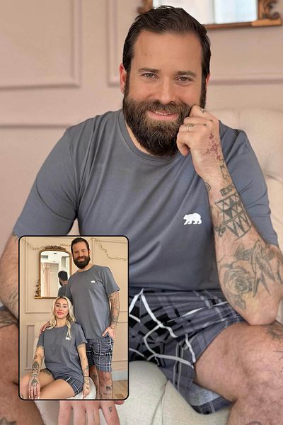 Pijamaevi Lover Family Pijamas με Smoked Bear Short - Ανδρικό Σετ