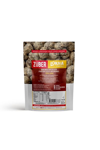 Züber Findik Covered Peanut Butter Fruit Ball 96 Gr X3 Pieces
