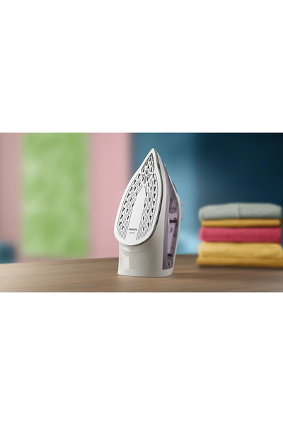 Philips Steam Iron 2000 Series - 2000W, 25G/Min Steam, 110g Steam Boost, Purple - Dst2020/36