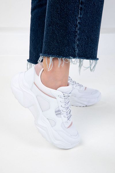 SOHO White-Powder Women's Sneaker 20574