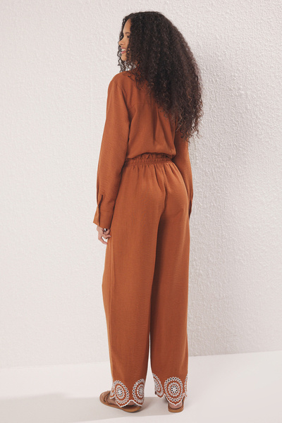 Trendyol Collection Tile Embroidery Detailed Shirt Twoss25Go00110