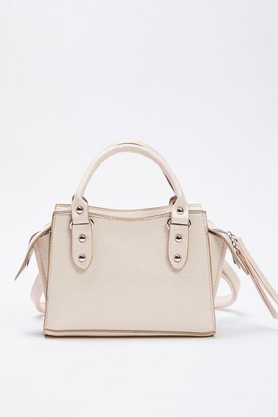 TRENDYOL SHOES Beige Cross Strap Damen Mini Tote Bag TWOAW25OC00004