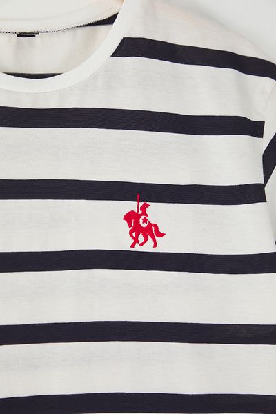 TRENDYOLKIDS Tricou Saks Line TKDSS25TS00037