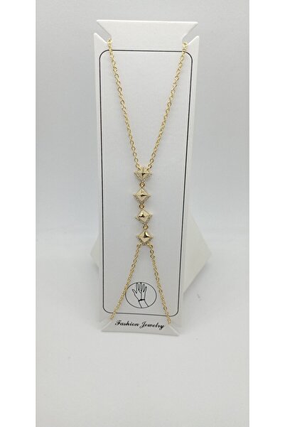 ndjewelry لوحة بلاط ذهبية اللون مع تفاصيل حجر الشاهمران