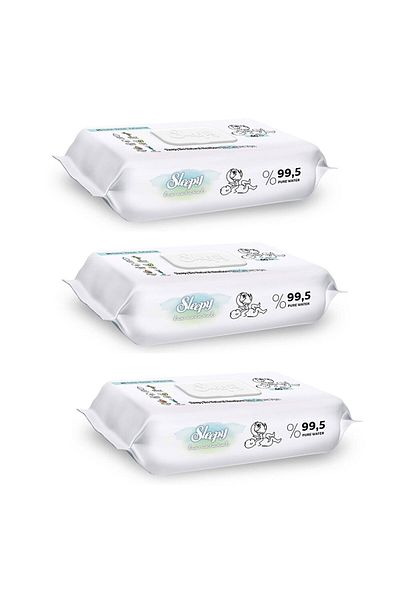 Sleepy Newborn Bio Natural 3X40 Wet Wipes