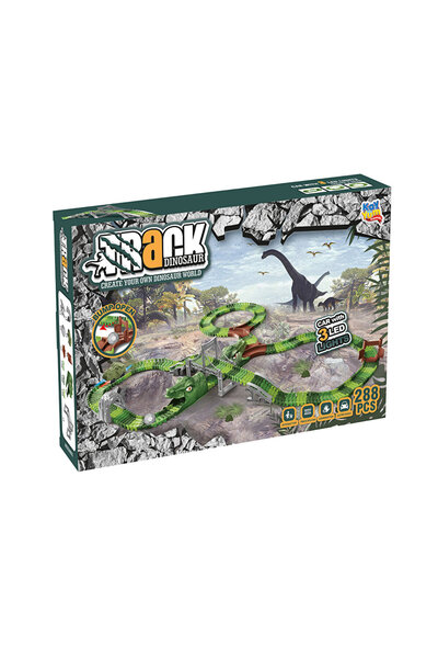 Kayyum قضبان متحركة على شكل ديناصور 288 قطعة