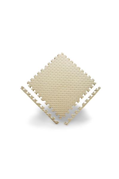 CARPAZAR Eva Tatami Damla Desen Mat Minder Zemin Kaplama Oyun Spor Halısı 100x100 13mm