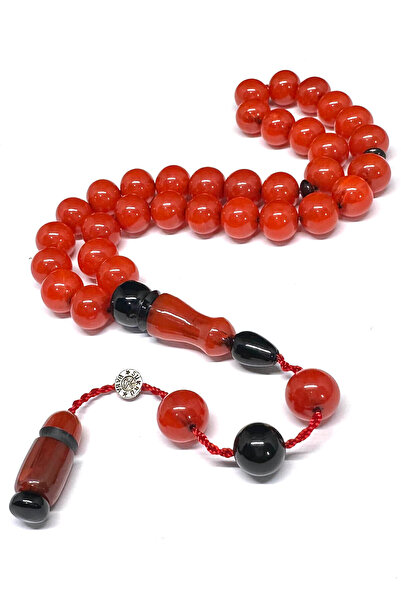 Fabula Silver Mărgele de rugăciune din chihlimbar pentru bărbați, semnate de ...