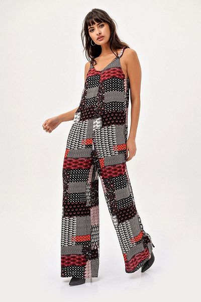 bacc Women's Black Modern Style Strappy Jumpsuit Bcbsk-25700-H5012