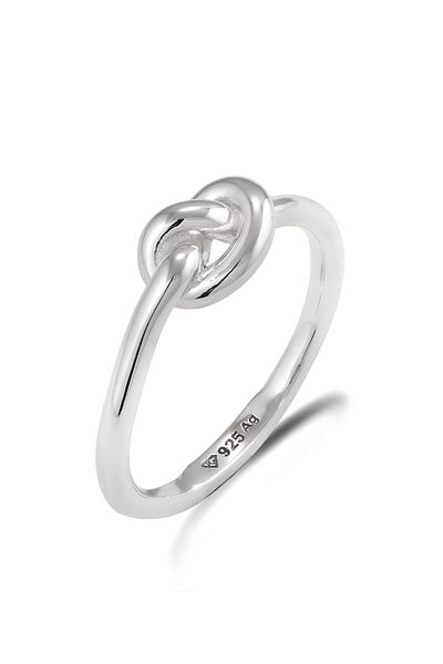 KUZZOI Prsten Prsten Men Knot 925 Sterling Silver