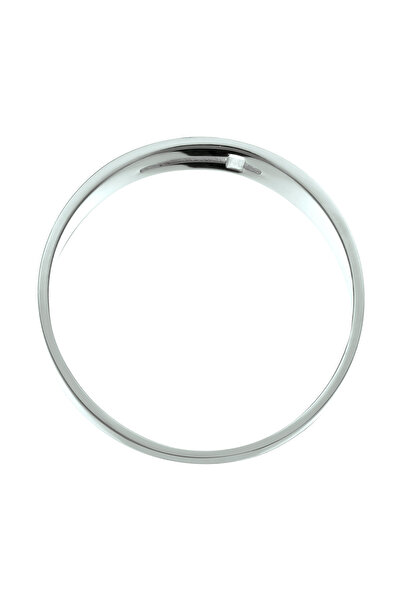 KUZZOI Ring Ring Herren Kreuz 585 Weißgold