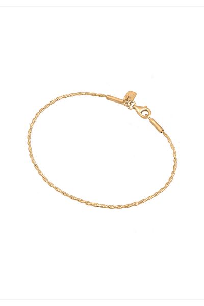 KUZZOI Bracelet Bracelet Men Cord Chain 925 Sterling Silver Gifts for Men 21 cm