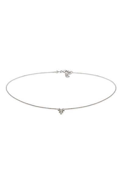 ELLI Necklace Necklace With Stone Women Link Chain Glass Crystals Xilion Cut White 925 Sterling Silver 38
