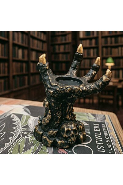 SOLARA Hediyelik Dekoratif Ejderha Pençesi Mumluk