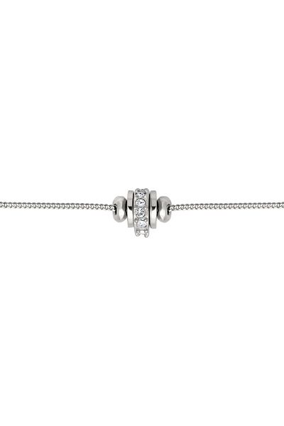 ELLI Necklace Necklace With Stone Women Link Chain Glass Crystals Xilion Cut White 925 Sterling Silver 38