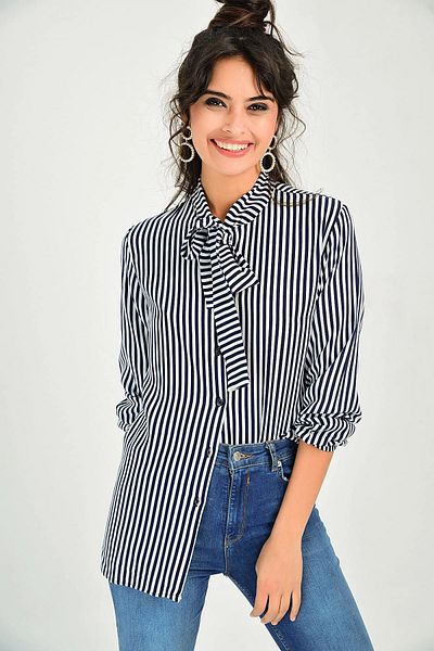 bacc Women's Ecru Halter Neck Shirt Bcbsk-25700-T4011-1080