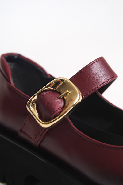 MARSEDO Keira Жіночі лофери на товстому каблуці з пряжкою, повсякденне взуття