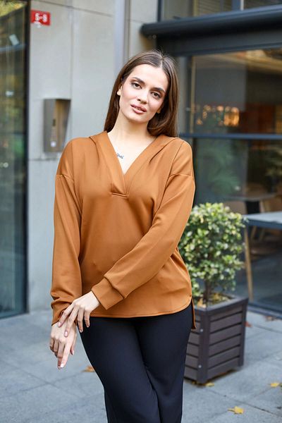 bacc Collar Door Scuba Casual Sweatshirt Bcbsk-25700-3506