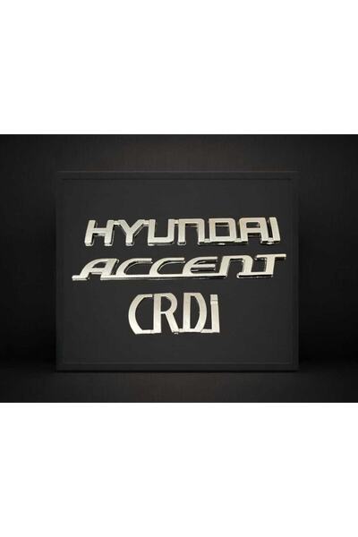 restinal علامة الأمتعة Hyundai Accent Crdi 3 قطع