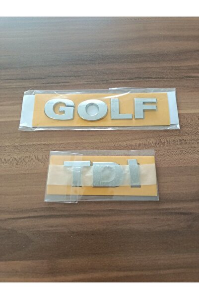 restinal Volkswagen "Golf Tdı" Luggage Lettering