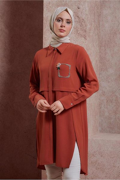 Alvina STONE DETAILED TUNIC 44493