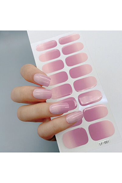 Youtrico ملصقات طلاء أظافر لامعة بـ 16 إصبعًا ذاتية اللصق DIY