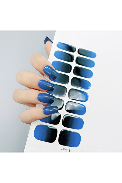 Youtrico 16 Fingers Glitter Nail Polish Stickers Self-Adhesive DIY