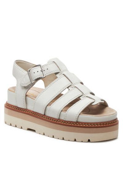 CLARKS sandale dama clarks 26176318 alb