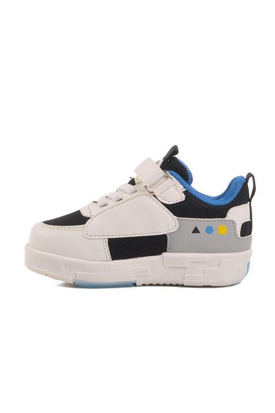 WALKWAY White Velcro Mesh Lighted Boys' Sports Shoes Legos B