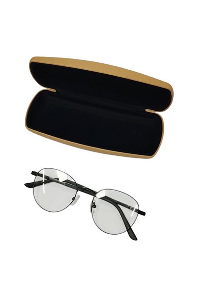 bonjorno aksesuar (Hard) Optical Frame Wiping Cloth - Glasses Case with Gift