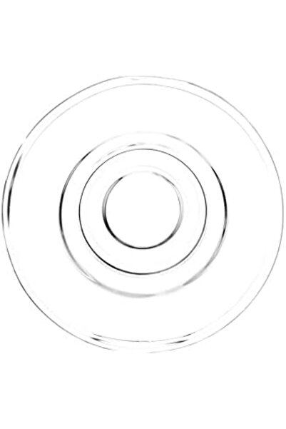 ALSAIF 6-round Transparent Glass Dishes, Suitable For Serving Coffee Cups, Tea Cups, Or As Dessert Dishe